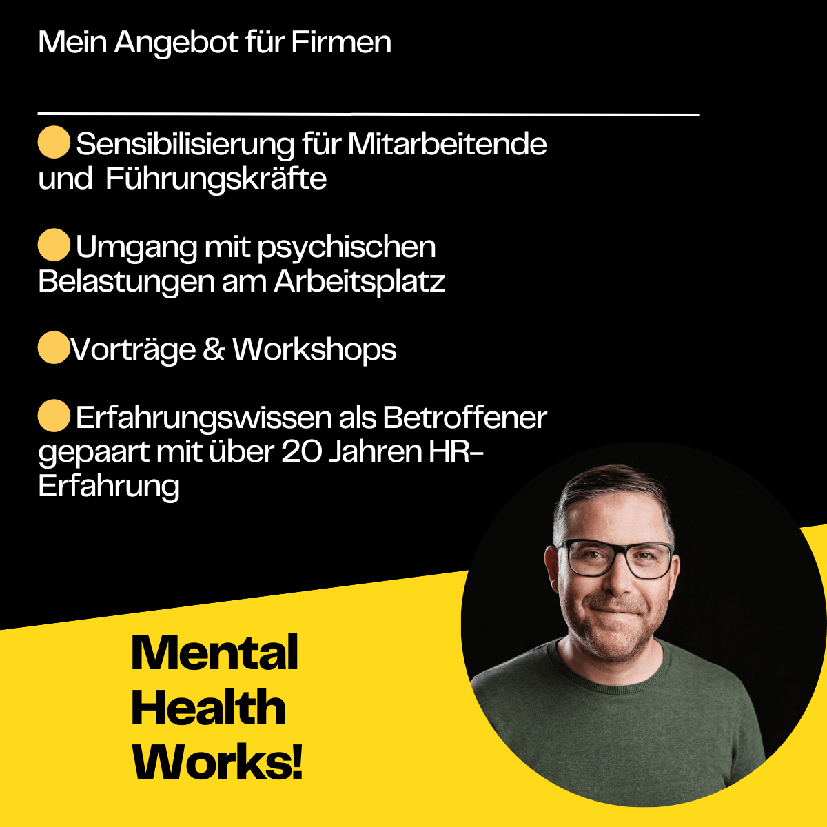 Mental Health Works! - Prävention am Arbeitsplatz